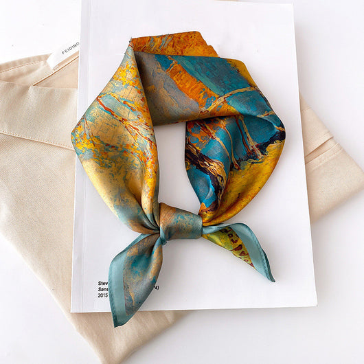 Pañuelo de Seda para Mujer - Accesorio de Moda Versátil - Image 23