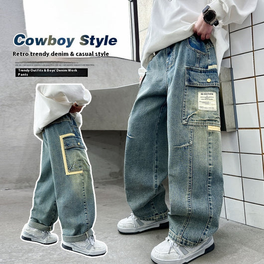 Pantalones Rectos para Niños - Colección Primavera - Image 2