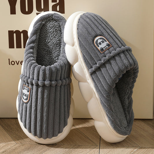 Pantuflas de Invierno Cordero Acolchadas Antideslizantes para Hombre y Mujer - Image 2