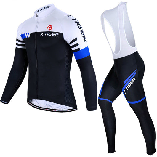 Traje de Ciclismo de Manga Larga con Tirantes para Bicicleta de Montaña - Image 14