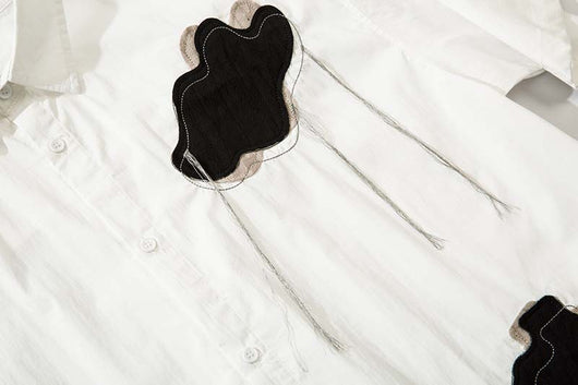 Camisa de Manga Corta con Cuello Fruncido para Hombre - Image 13