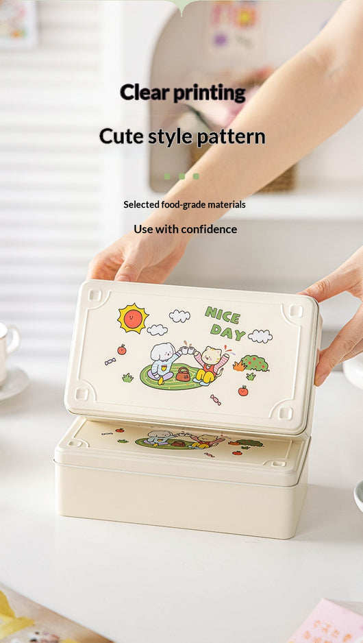 Caja de Almacenamiento Metálica Rectangular con Diseño Infantil - Image 17