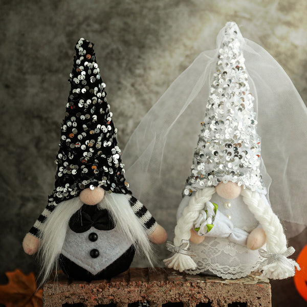 Muñeca Faceless para Boda - Decoración de Mesa y Regalo Creativo