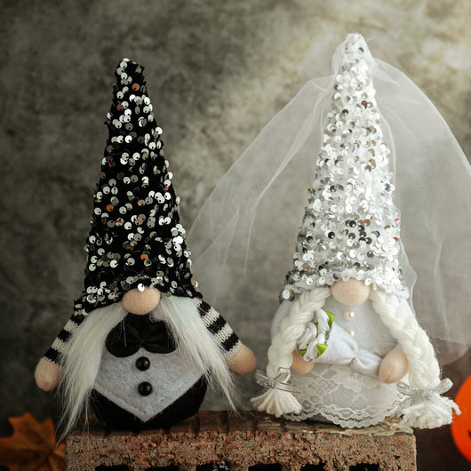 Muñeca Faceless para Boda - Decoración de Mesa y Regalo Creativo