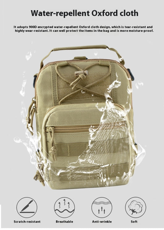 Bolsa Mensajera Táctica Impermeable en Tela Oxford con Camuflaje - Image 31