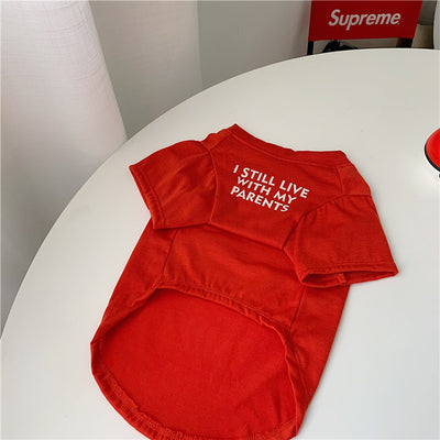 Camiseta de Algodón Puro para Perros Pequeños - Ropa de Verano para Pugs y Perritos - Image 3