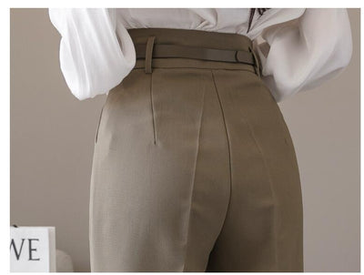 Pantalones Harem Cintura Alta para Mujer - Pantalones Frescos de Verano - Image 20