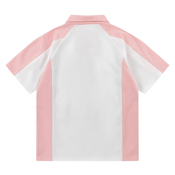 Playera Unisex de Contraste de Colores