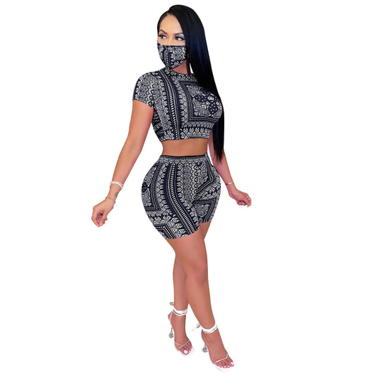 Conjunto Deportivo Femenino Estampado Digital con Cinta Decorativa - Image 12