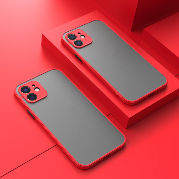Funda Protectora Bicolor Antigolpes para Celular con Acabado Mate