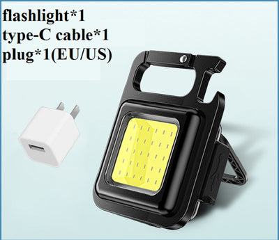 Linterna LED Recargable Compacta COB - Luz de Emergencia USB Portátil - Image 7