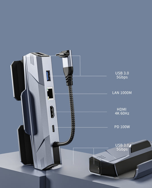 Base Docking 6 en 1 para Consolas Portátiles con 4K HD - Image 8