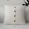 Botones De Punto Blancos 45 X 45 Cm Con Relleno