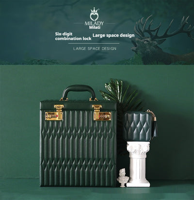 Caja de Almacenamiento para Joyas con Candado de Contraseña de Gran Capacidad - Image 12