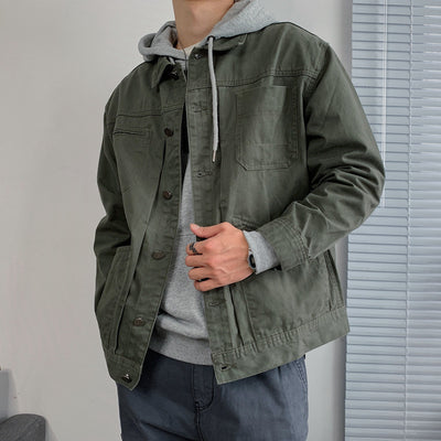 Chaqueta Denim Retro Casual para Hombre - Estilo Clásico - Image 7