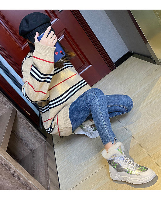 Auriculares Inalámbricos + Zapatillas Deportivas Altas de Algodón Talla Grande - Image 17