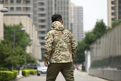 Chaqueta Táctica Camuflaje con Forro Polar para Deportes al Aire Libre - Image 15