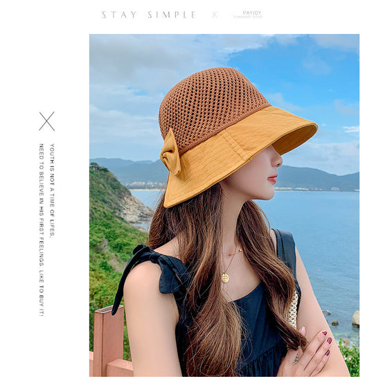 Gorro de Sol para Mujer con Malla Transpirable y Moño - Image 10