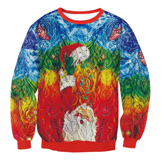 Suéter Navideño Divertido Santa y Elfo para Hombre y Mujer - Image 19