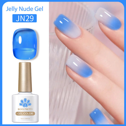 Esmalte de Uñas Gel UV Transparente Efecto Gelatina Fotocurable - Image 34