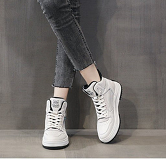 Tenis Blancos Plataforma para Mujer - Estilo Casual Elevado - Image 7