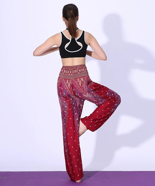 Pantalones de Yoga Pavo Real - Cintura Alta - Image 16