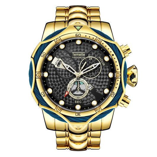 Reloj de Acero Inoxidable para Hombre con Movimiento de Cuarzo - Image 25
