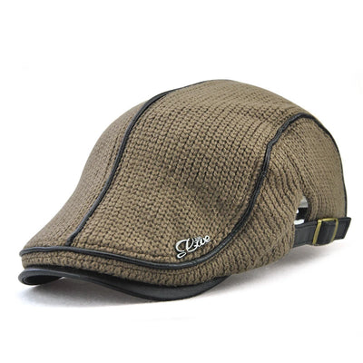 Gorro Tejido Grueso Británico para Hombre - Abrigo Casual - Image 14