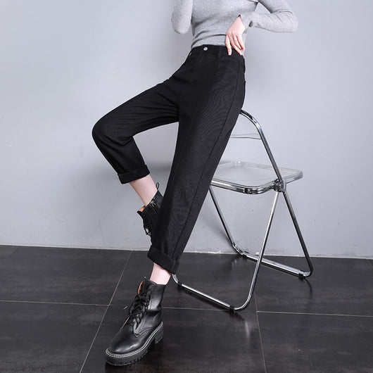 Pantalón Holgado de Cintura Alta Estilo Harlan para Mujer - Image 3