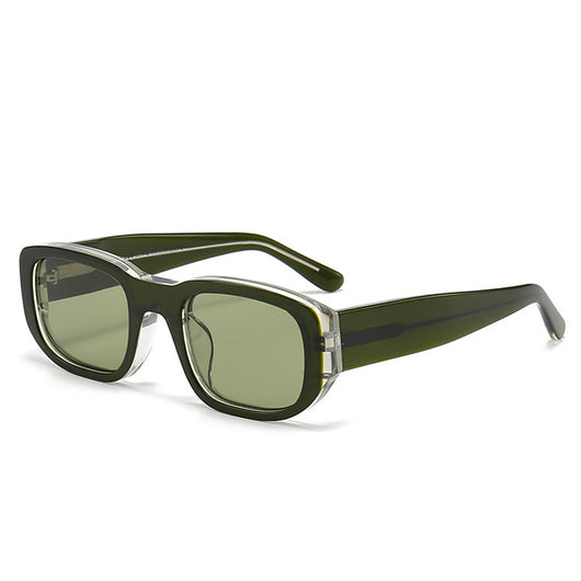Gafas de Sol Hip Hop Retro Nylon con Cristales Gruesos - Image 5