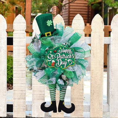 Decoración Festiva Irlandesa - Muñeca sin Rostro para Puerta y Árbol Navideño - Image 9