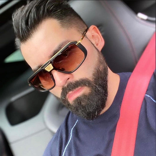 Gafas de Sol Cuadradas Retro con Marco Oversized - Image 19
