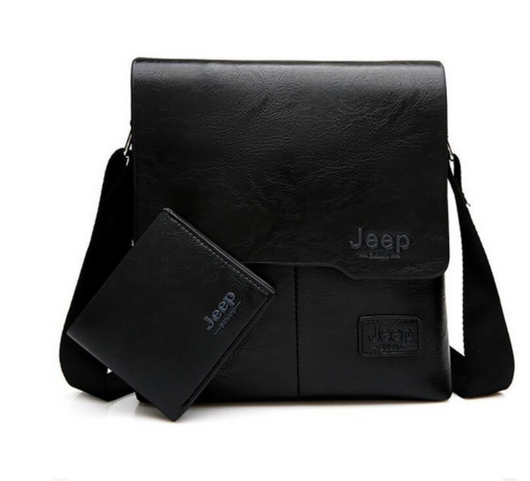 Bolso Messenger Ejecutivo Asimétrico con Billetera Integrada - Image 13