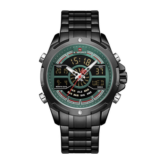 Reloj Cronógrafo Multifunción con Doble Pantalla y Calendario Luminoso para Hombre - Image 10