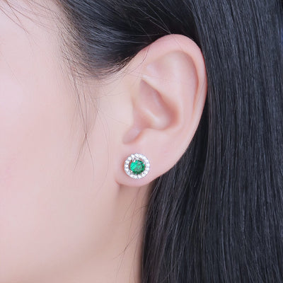 Aretes y Colgantes de Esmeralda en Plata 925 - Juego de Dos Piezas - Image 11
