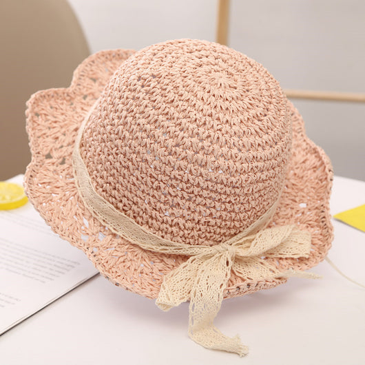 Sombrero de Paja Infantil con Ala Ancha Protección Solar UV - Image 8