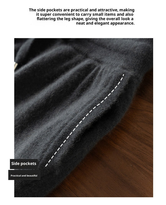 Pantalón de Vestir Elástico Cintura Alta Holgado Pierna Recta - Image 27
