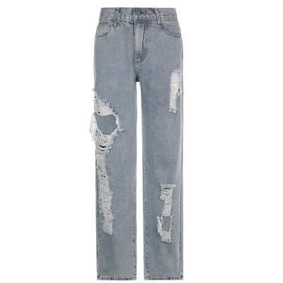 Jeans Rotos Cintura Baja Holgados para Mujer - Image 6