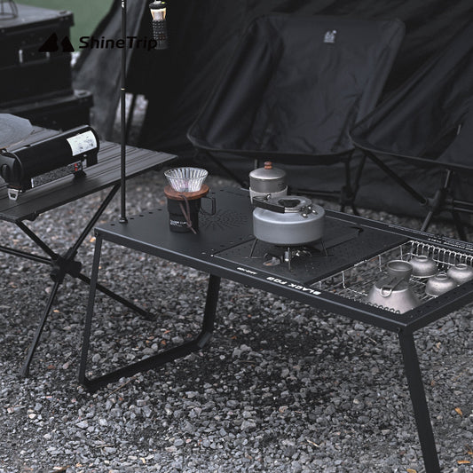 Mesa de Camping Plegable Multifuncional Portátil