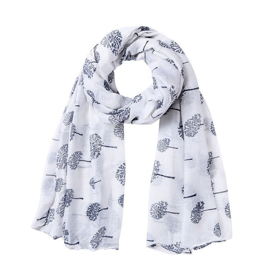Pañuelo Chal de Moda Árbol de la Suerte - Diseño Elegante para Mujer - Image 3