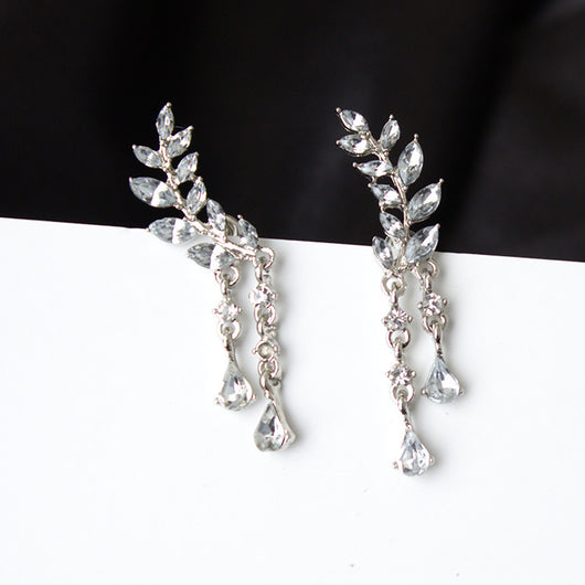Aretes de Moda Hoja con Borla - Diseño Tendencia - Image 8