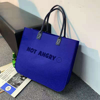 Bolsa Tote de Fieltro Grande para Viajeros Urbanos - Image 10