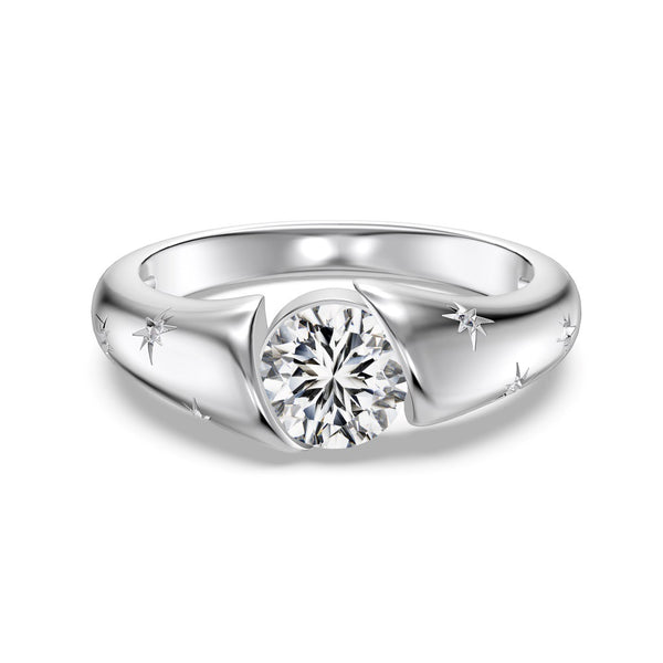 Anillo de Estilo Chino Brillante con Detalles Ornamentales para Mujer - Image 6