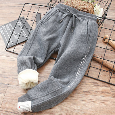Pantalones de Buzo Deportivos Niños - Algodón Polar para Otoño e Invierno - Image 23