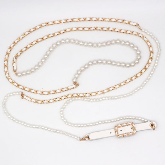 Cinturón de Cadena de Perlas para Mujer - Image 21