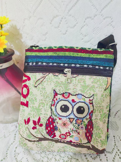 Bolso Bandolera Bordado Étnico con Elefante y Mariposa Estilo Chino - Image 42