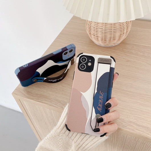 Funda de Celular Silicona Morandi con Correa de Muñeca - Image 8
