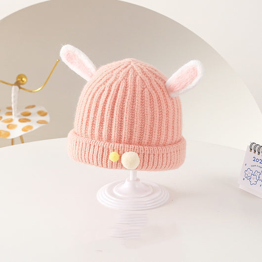 Gorro Tejido de Lana Cálido con Diseño Adorable de Melón para Bebé - Image 15