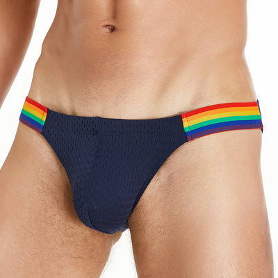 Calzoncillos Hombre Malla Nylon Cintura Arcoíris Baja Comodidad - Image 11