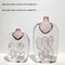 Jarrón de Cristal Burbuja Moderno y Minimalista